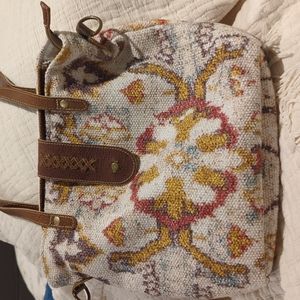 NWOT Myra bag beautiful material shoulder bag comes with crossbody strap